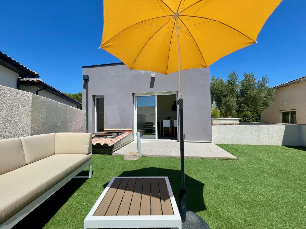 Appartement Souplex Jardin Proche Autoroute, Plages Et Attractions, Wifi - Tv, Calme Bessan Kültér fotó